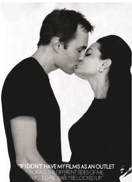 Angelina Kissing Jamie